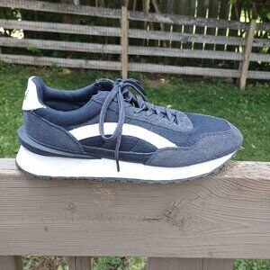NOTHING NEW navy and white running shoes size 8 womens